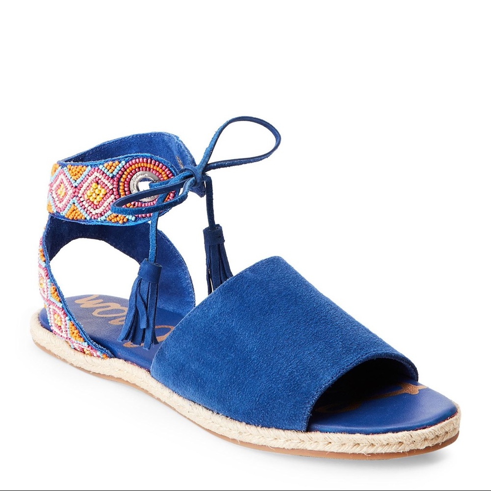 Sam Edelman shae beaded sandals tribal